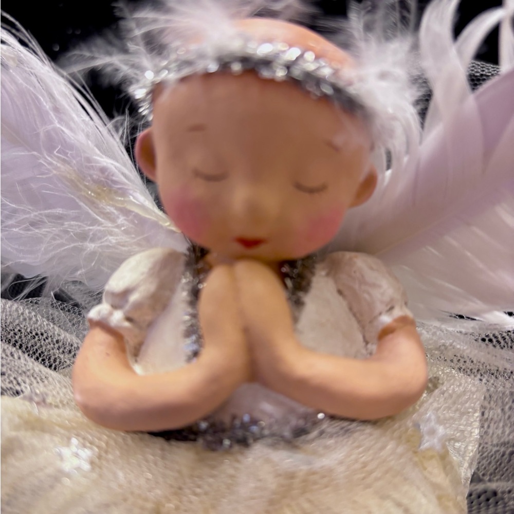 Silvestri Sweet Angel of Mine Praying Angel Figurine 2009 DEMDACO 8” w/Tag - Picture 3 of 16